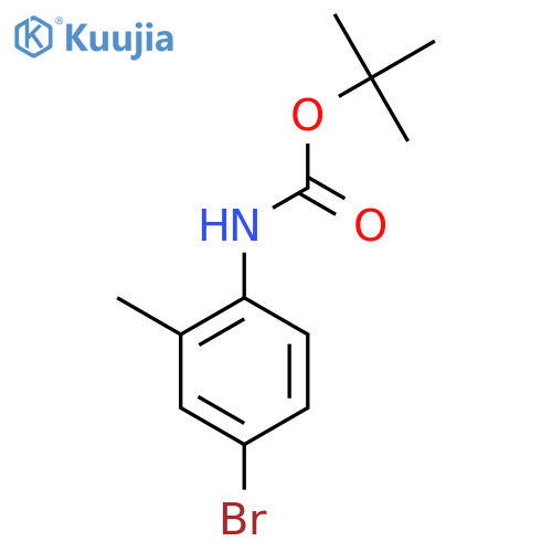 N-Boc-4-Bromo-2-methylaniline structure