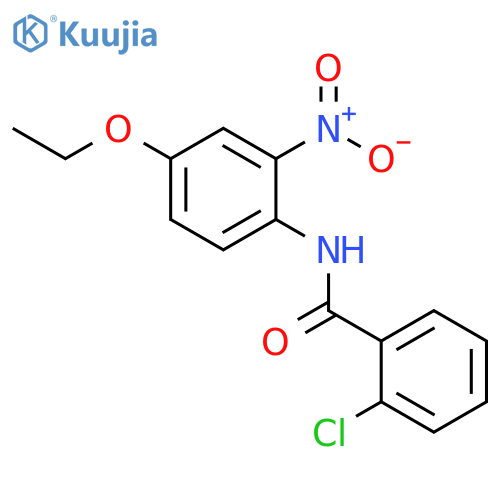 2-chloro-N-(4-ethoxy-2-nitrophenyl)benzamide structure