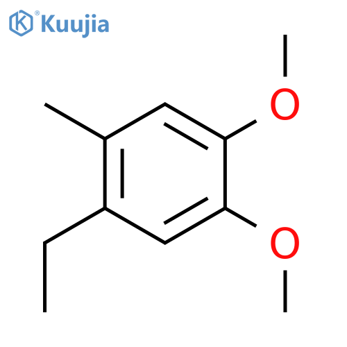Benzene, 1-ethyl-4,5-dimethoxy-2-methyl- structure