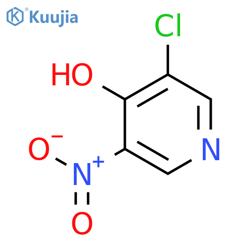 3-chloro-5-nitropyridin-4-ol structure