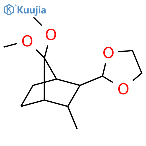 1,3-Dioxolane,2-(7,7-dimethoxy-3-methylbicyclo[2.2.1]hept-2-yl)- structure