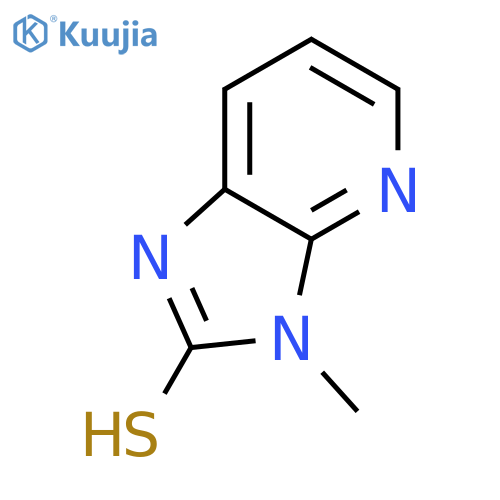 3-methyl-3H-imidazo4,5-bpyridine-2-thiol structure