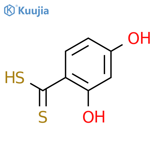 Benzenecarbodithioic acid, 2,4-dihydroxy- structure