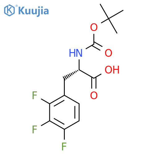 n-Boc-2,3,4-trifluoro-l-phenylalanine structure