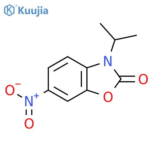 3-Isopropyl-6-nitro-1,3-benzoxazol-2-one structure