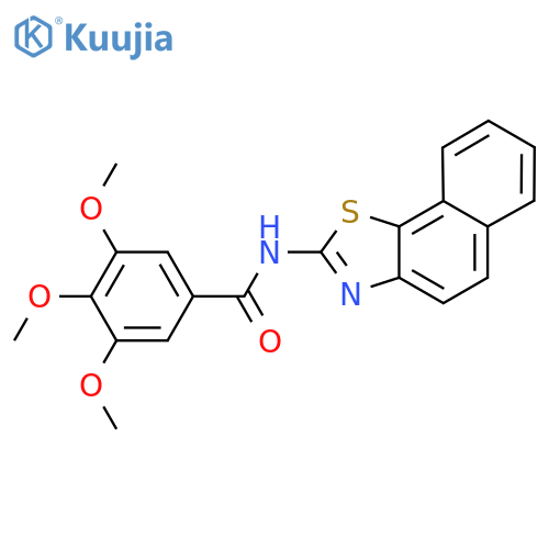 3,4,5-trimethoxy-N-(2Z)-2H,3H-naphtho2,1-d1,3thiazol-2-ylidenebenzamide structure