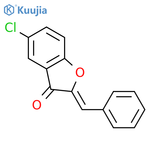 3(2H)-Benzofuranone, 5-chloro-2-(phenylmethylene)- structure