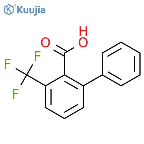3-(Trifluoromethyl)biphenyl-2-carboxylic acid structure