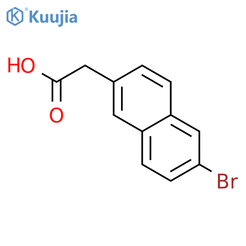 2-(6-Bromonaphthalen-2-yl)acetic acid structure