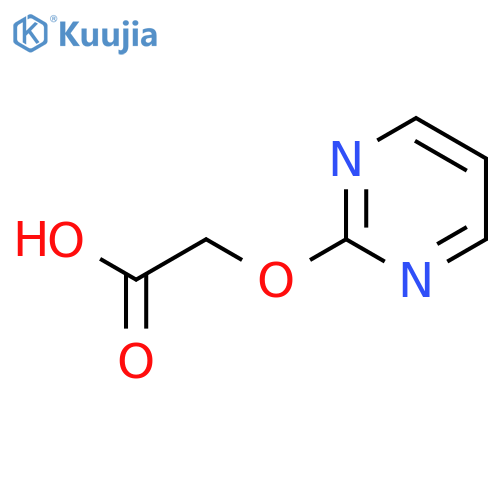 2-(pyrimidin-2-yloxy)acetic acid structure