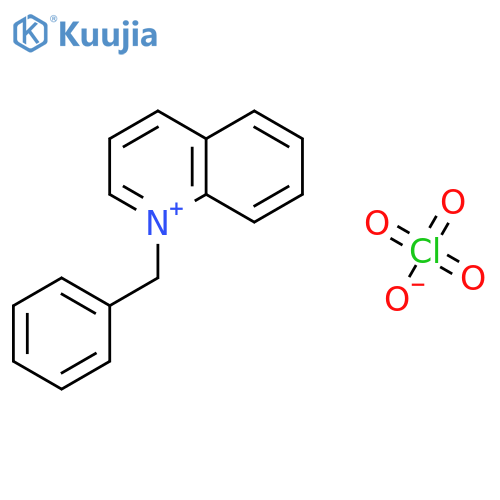 Quinolinium, 1-(phenylmethyl)-, perchlorate structure