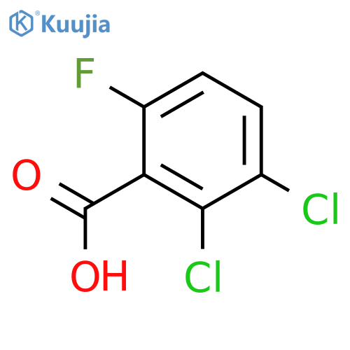 2,3-Dichloro-6-fluorobenzoic acid structure