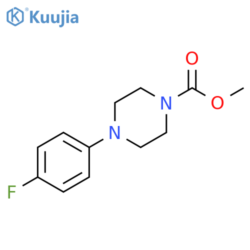 METHYL 4-(4-FLUOROPHENYL)PIPERAZINE-1-CARBOXYLATE structure