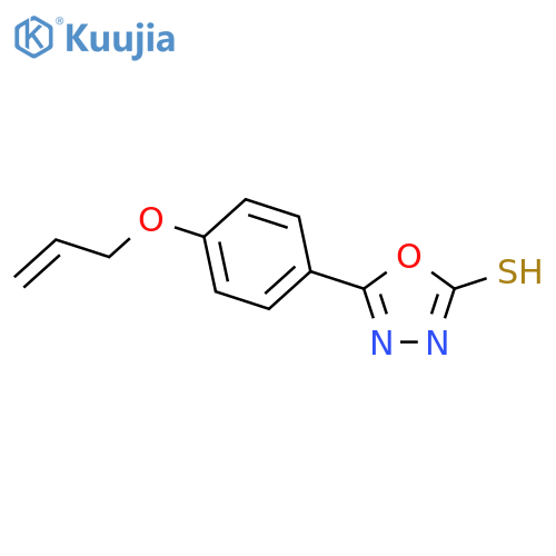 5-4-(Prop-2-en-1-yloxy)phenyl-1,3,4-oxadiazole-2-thiol structure