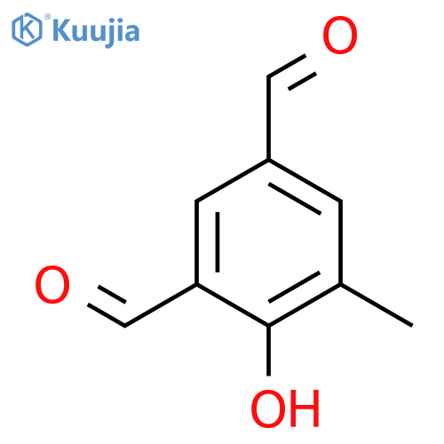 4-Hydroxy-5-methylisophthalaldehyde structure