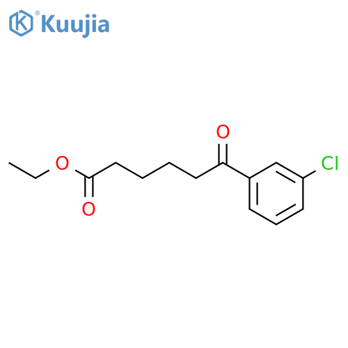 ethyl 6-(3-chlorophenyl)-6-oxohexanoate structure