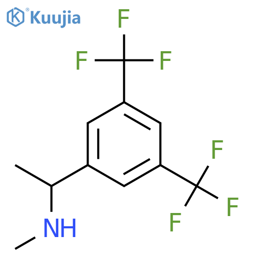 [(1R)-1-[3,5-bis(trifluoromethyl)phenyl]ethyl](methyl)amine structure