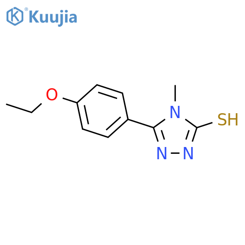 5-(4-Ethoxyphenyl)-4-methyl-4H-1,2,4-triazole-3-thiol structure