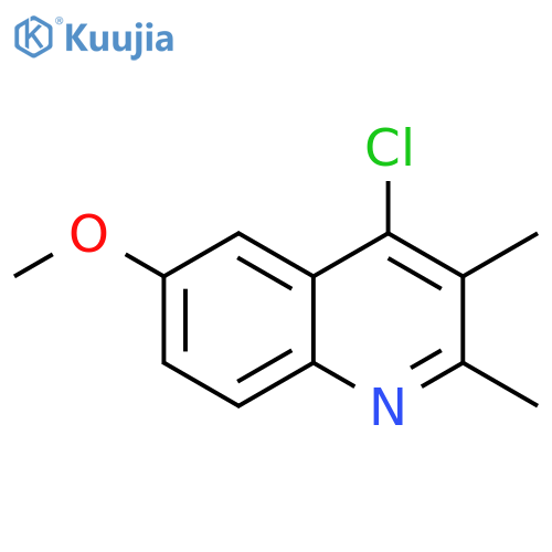 4-chloro-6-methoxy-2,3-dimethylquinoline structure