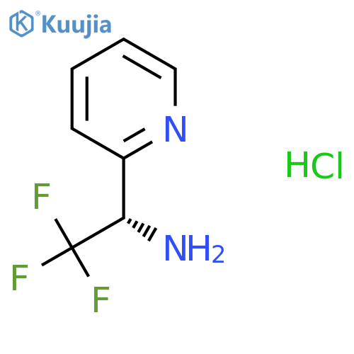 (S)-2,2,2-Trifluoro-1-(pyridin-2-yl)ethanamine hydrochloride structure