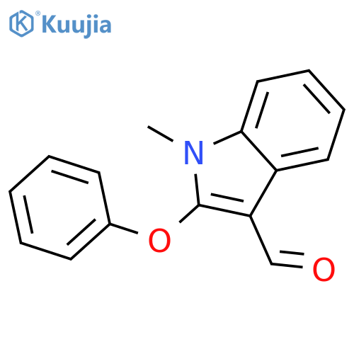 1-Methyl-2-phenoxy-1H-indole-3-carbaldehyde structure