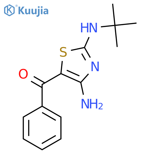 [4-Amino-2-(Tert-Butylamino)-1,3-Thiazol-5-Yl](Phenyl)methanone structure