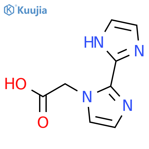 2-2-(1H-IMIDAZOL-2-YL)-1H-IMIDAZOL-1-YLACETIC ACID structure