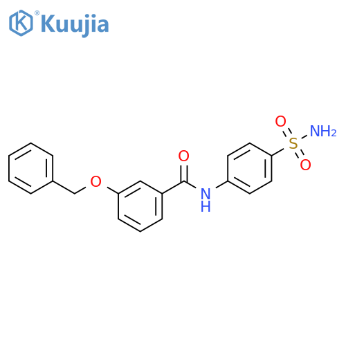 3-(benzyloxy)-N-(4-sulfamoylphenyl)benzamide structure
