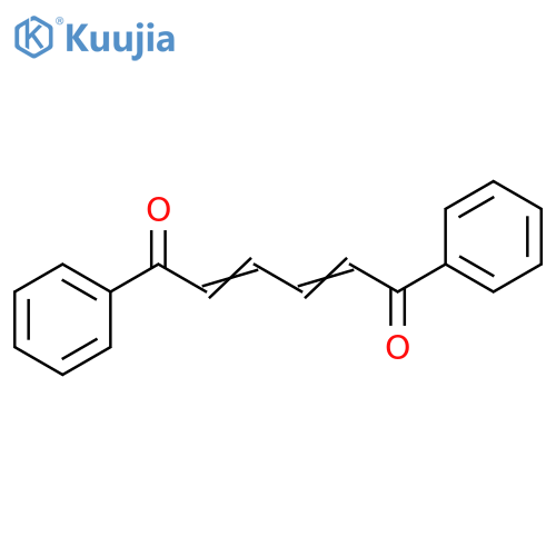 2,4-Hexadiene-1,6-dione, 1,6-diphenyl- structure