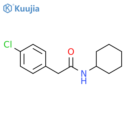 2-(4-Chlorophenyl)-N-cyclohexylacetamide structure