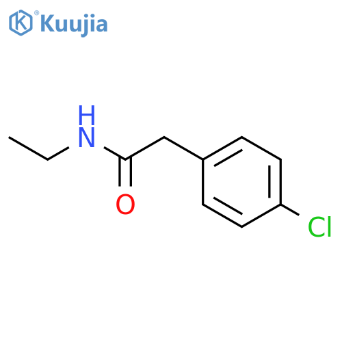 2-(4-chlorophenyl)-N-ethylacetamide structure