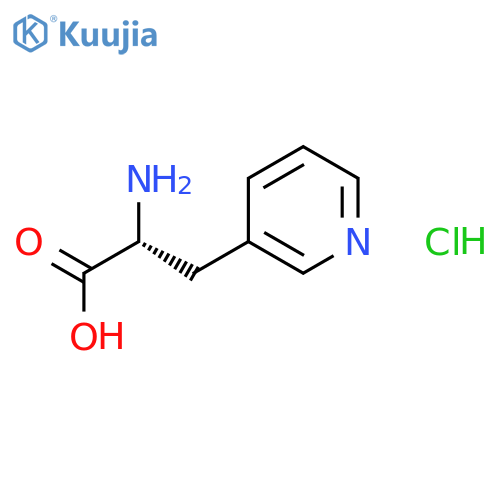 (R)-2-Amino-3-(pyridin-3-yl)propanoic acid hydrochloride structure