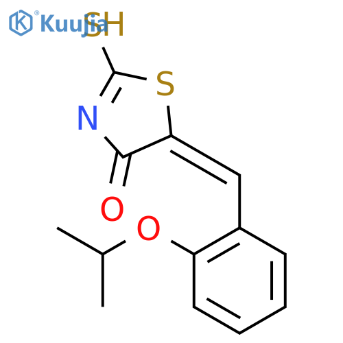 (5Z)-5-2-(Propan-2-yloxy)benzylidene-2-sulfanyl-1,3-thiazol-4(5H)-one structure