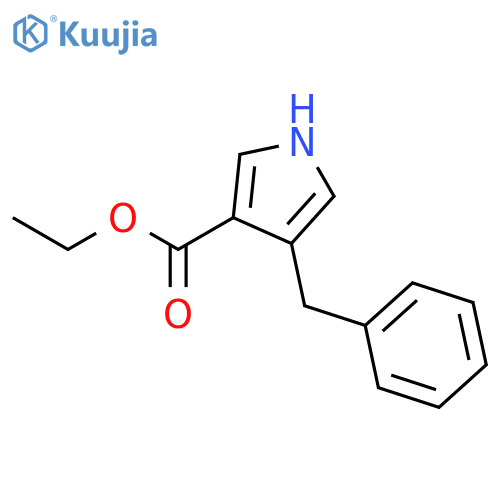 4-Benzyl-1h-pyrrole-3-carboxylic Acid Ethyl Ester structure