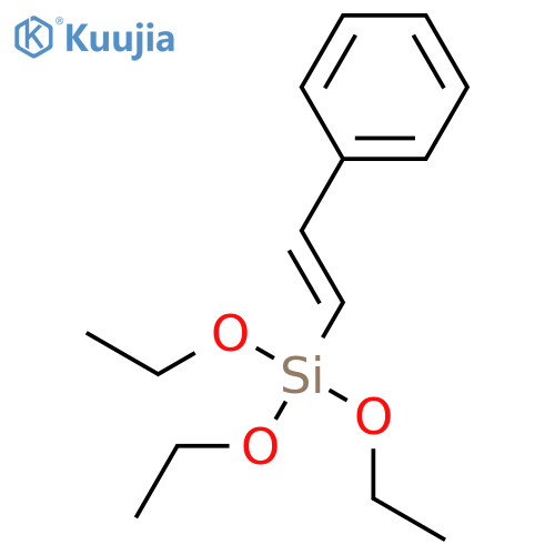 Silane, triethoxy(2-phenylethenyl)- structure