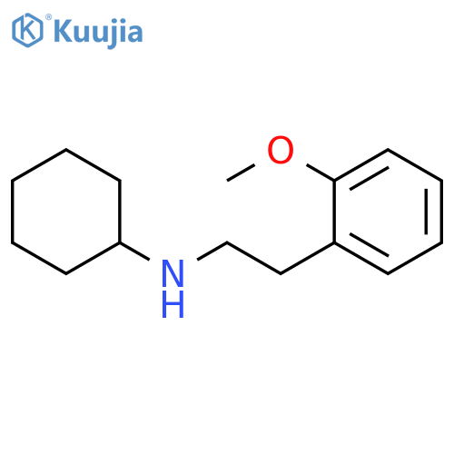 N-[2-(2-methoxyphenyl)ethyl]cyclohexanamine structure