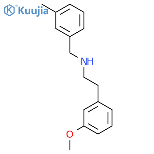 2-(3-Methoxyphenyl)-N-(3-methylbenzyl)ethanamine structure