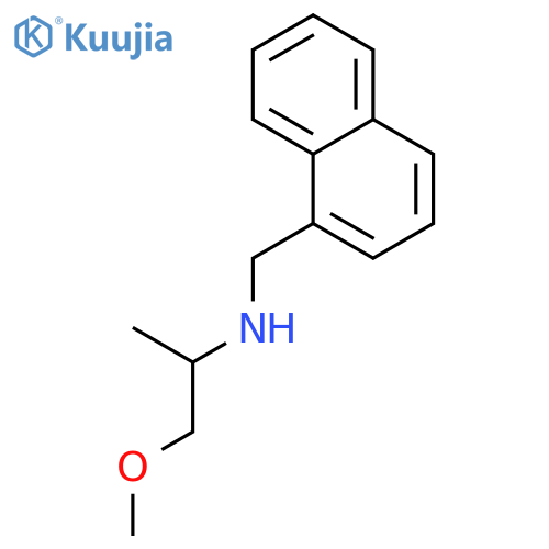1-Methoxy-N-(naphthalen-1-ylmethyl)propan-2-amine structure