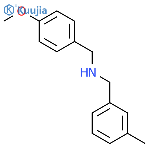 N-(4-Methoxybenzyl)-1-(m-tolyl)methanamine structure