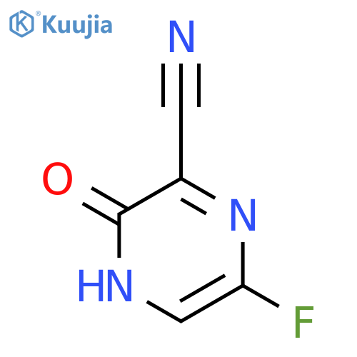 6-Fluoro-3-hydroxypyrazine-2-carbonitrile structure