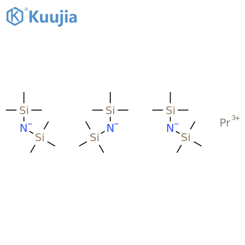 Silanamine,1,1,1-trimethyl-N-(trimethylsilyl)-, praseodymium(3+) salt (3:1) structure