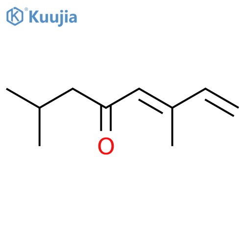 5,7-Octadien-4-one,2,6-dimethyl-, (5Z)- structure