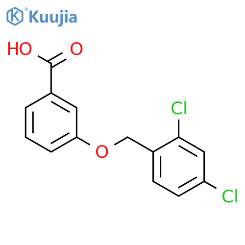 3-(2,4-Dichlorobenzyl)oxybenzoic Acid structure