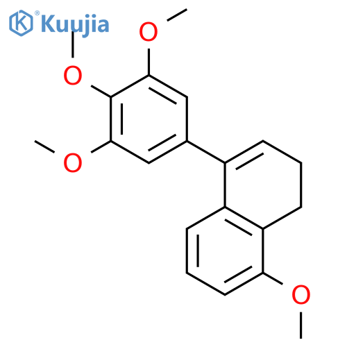 Naphthalene, 1,2-dihydro-8-methoxy-4-(3,4,5-trimethoxyphenyl)- structure