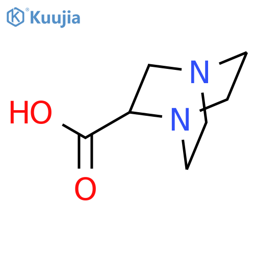 1,4-diazabicyclo[2.2.2]octane-2-carboxylic acid structure