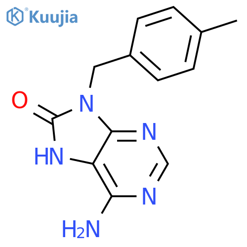 8H-Purin-8-one, 6-amino-7,9-dihydro-9-[(4-methylphenyl)methyl]- structure