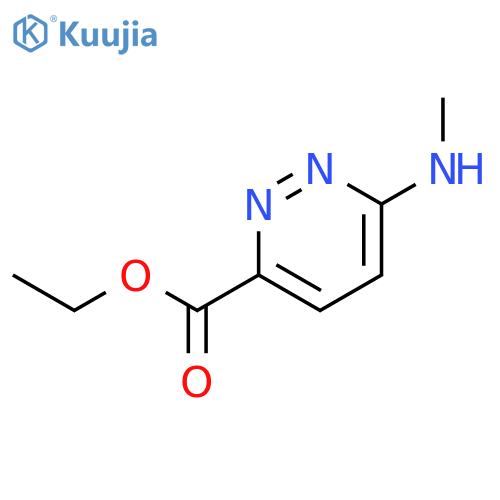 Ethyl 6-(Methylamino)pyridazine-3-carboxylate structure