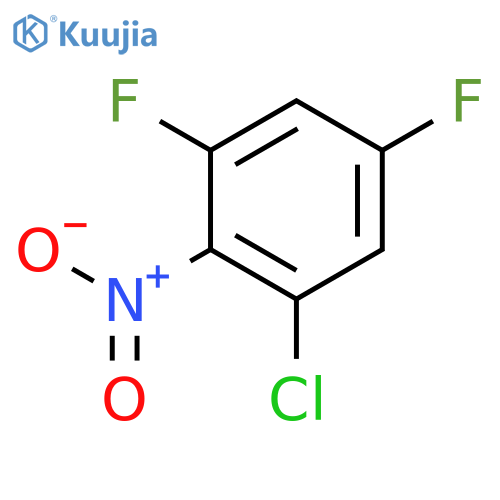 Benzene,1-chloro-3,5-difluoro-2-nitro- structure