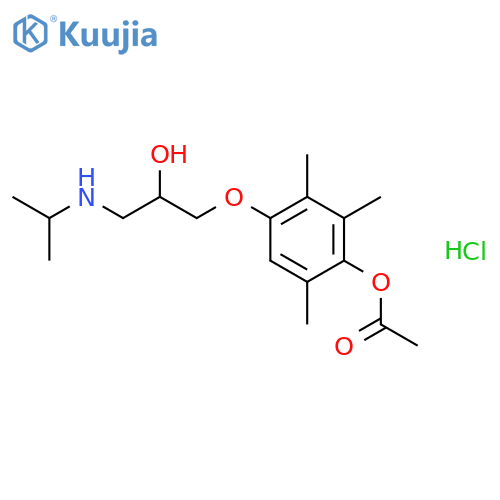 Metipranolol hydrochloride structure
