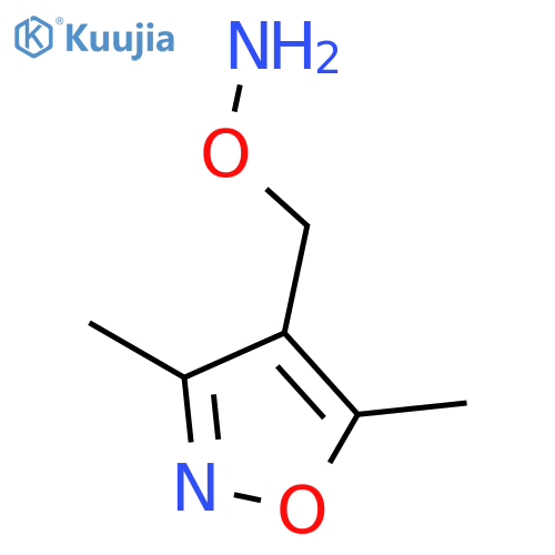 4-[(aminooxy)methyl]-3,5-dimethyl-1,2-oxazole structure